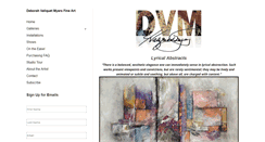 Desktop Screenshot of dvmfineart.com